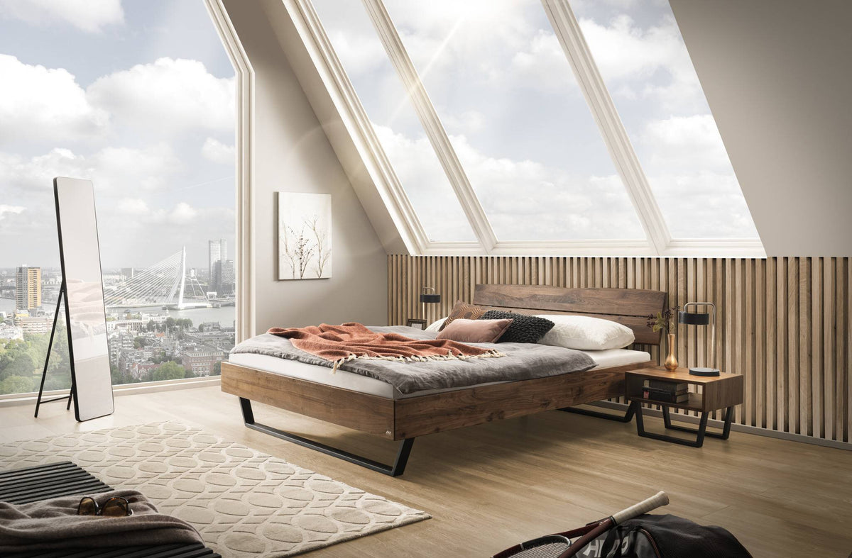 Hasena Bergamo Bett im Schlafzimmer