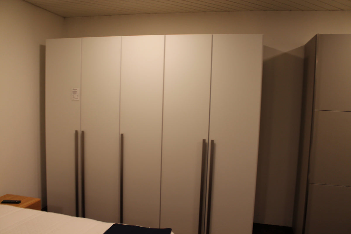 Jutzler Glas bianco Drehtür-Schrank