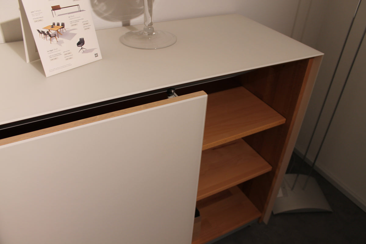 Team 7 Cubus Pure Sideboard (Eiche, weiss geölt)