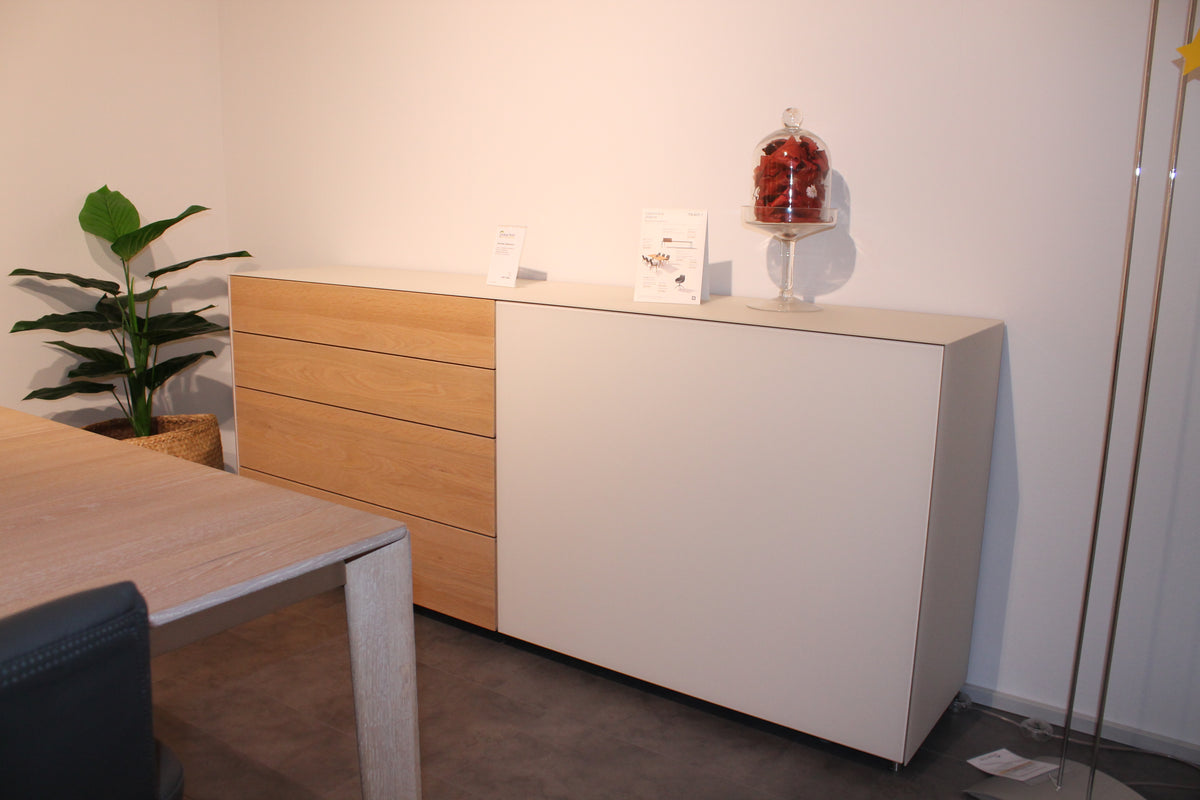 Team 7 Cubus Pure Sideboard (Eiche, weiss geölt) – Ansicht 3
